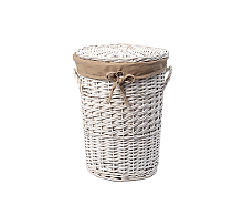 Корзина для белья с крышкой 43 х 43 х 58 см WasserKRAFT Aller WB-106-S