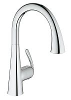 Смеситель для кухонной мойки GROHE Zedra с вытяжным душем 2jet, хром (32294001)