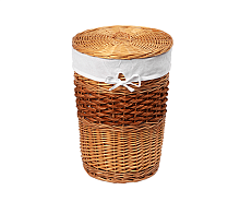 Корзина для белья с крышкой 43 х 43 х 58 см WasserKRAFT Main  WB-410-L