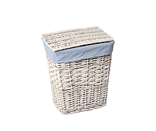 Корзина для белья с крышкой 36 х 24 х 42 см WasserKRAFT Lippe WB-450-S