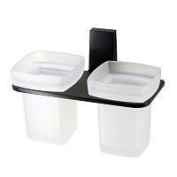 Стакан с держателем двойной WasserKRAFT Abens K-3228D