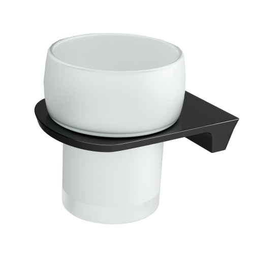 Стакан с держателем WasserKRAFT Glan K-5128