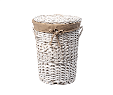 Корзина для белья с крышкой 43 х 43 х 58 см WasserKRAFT Aller WB-106-M