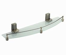 Полка стеклянная с бортиком WasserKRAFT Exter K-5244