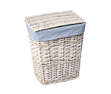 Корзина для белья с крышкой 50 х 37 х 56 см WasserKRAFT Lippe WB-450-L
